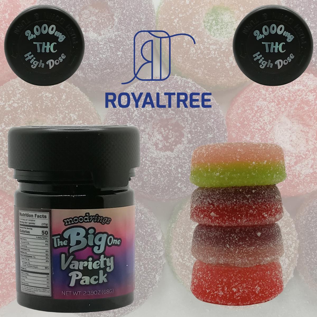Mood Rings - BIG One Variety Pack - 2,000mg THC