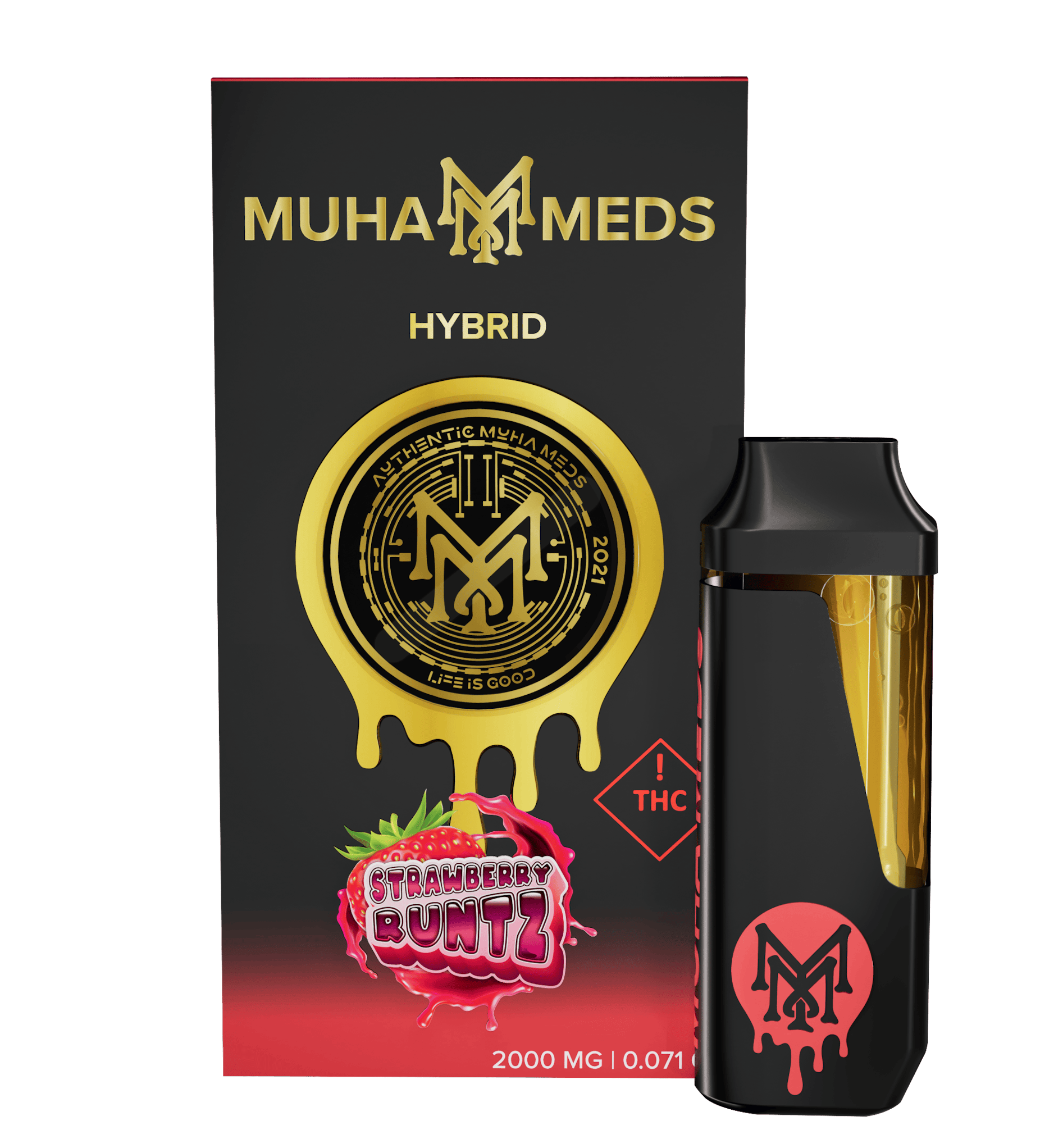 Muha Meds | Strawberry Runtz | Disposable | 2g by Muha Meds