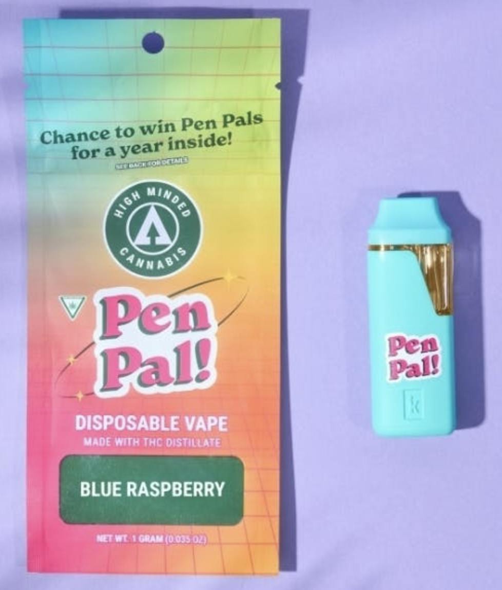 Blue Raspberry - 1g Pen Pal by High Minded
