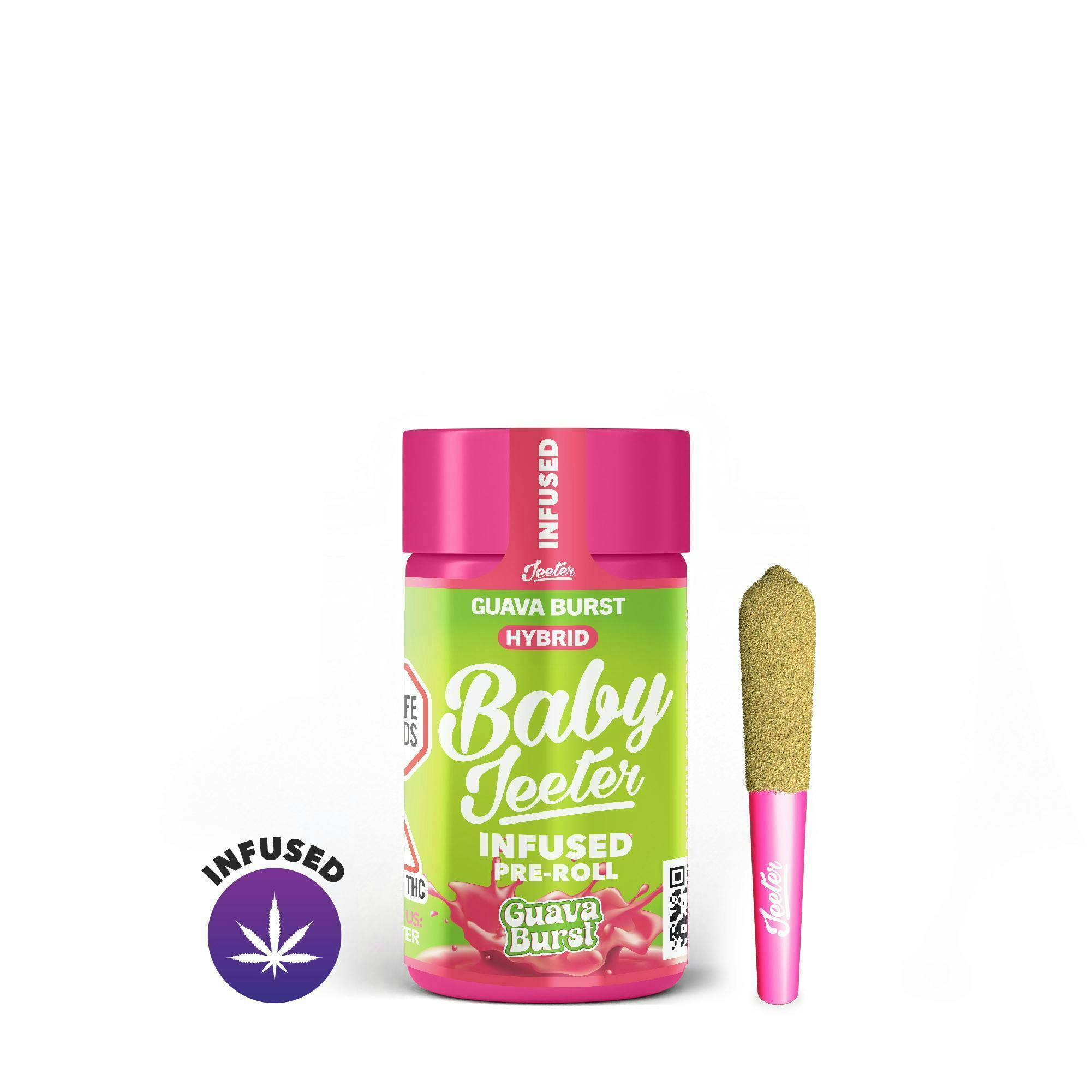 Jeeter | Guava Burst | Baby Infused Minis | 0.5g each | 5pk by Jeeter
