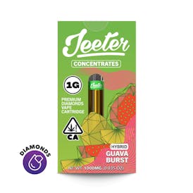 Jeeter Concentrates Diamonds Vape Cartridge - Guava Burst