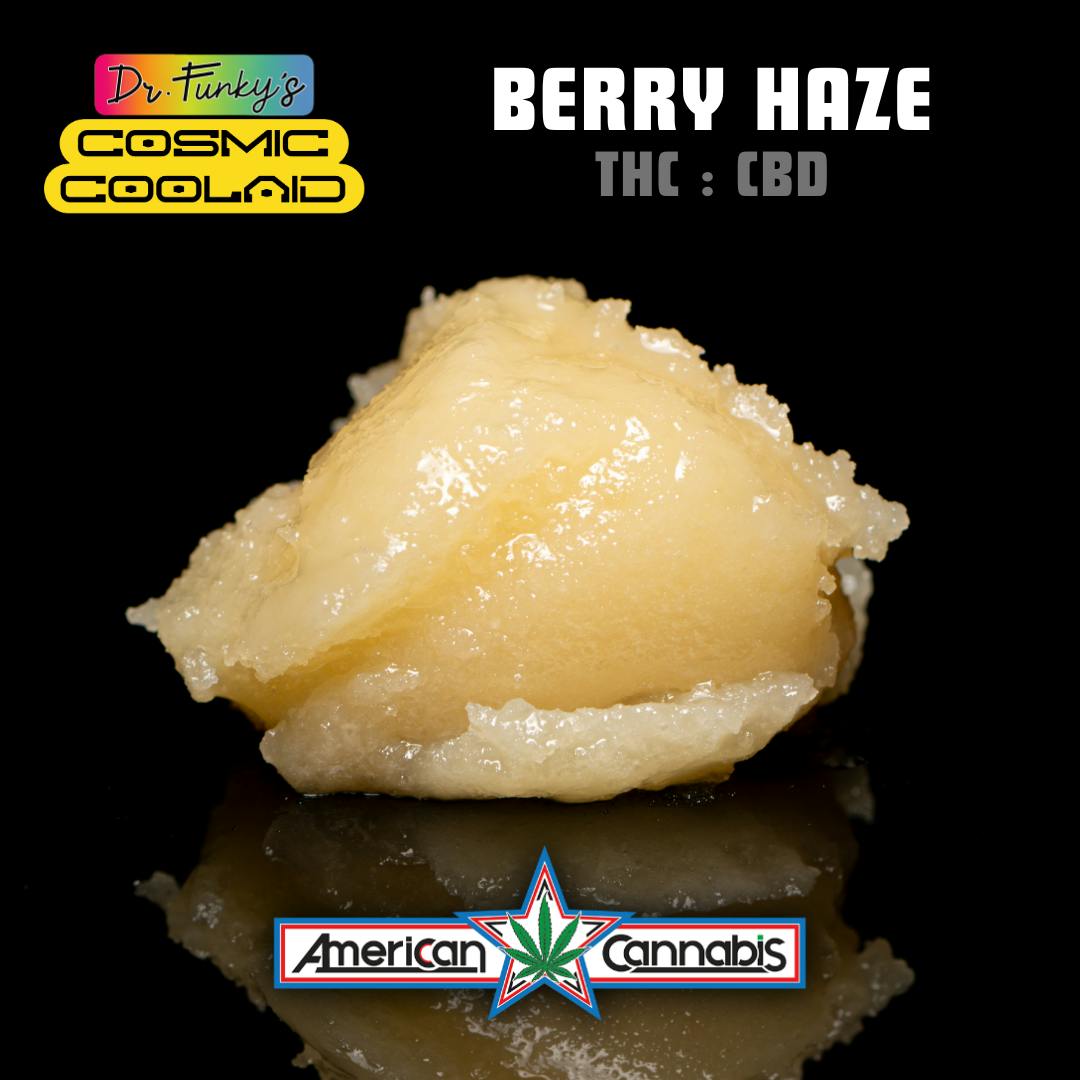 Dr. Funky's Cosmic Coolaid Berry Haze 1:1 THC/CBD 3.5g (Hybrid)