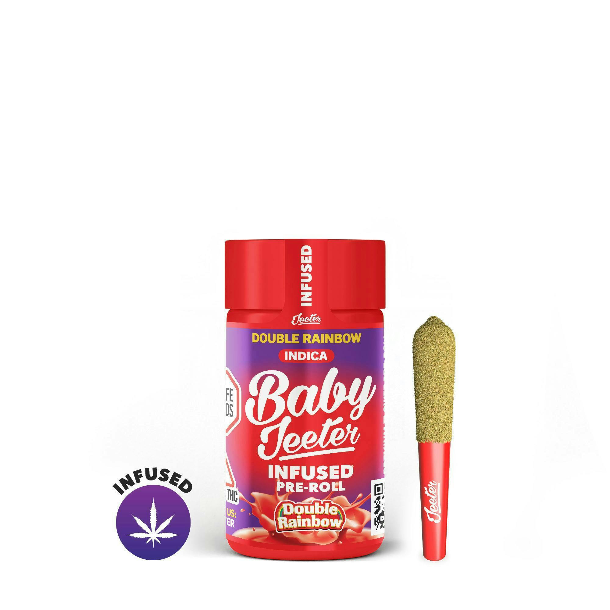 Jeeter | Double Rainbow | Baby Infused Minis | 0.5g each | 5pk by Jeeter