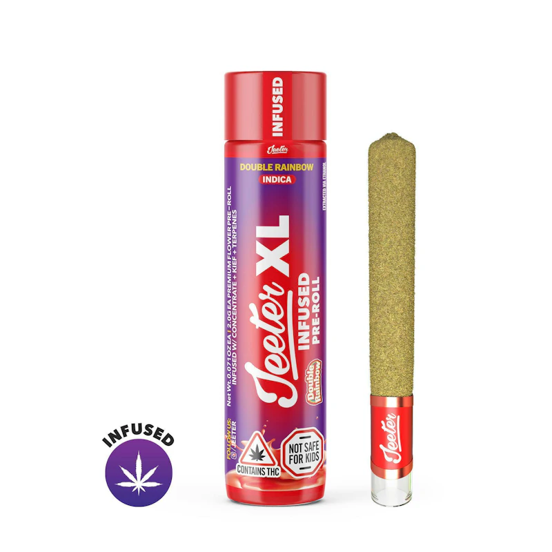 Jeeter Double Rainbow · XL Infused Joint · 2g, Infused Pre-Rolls