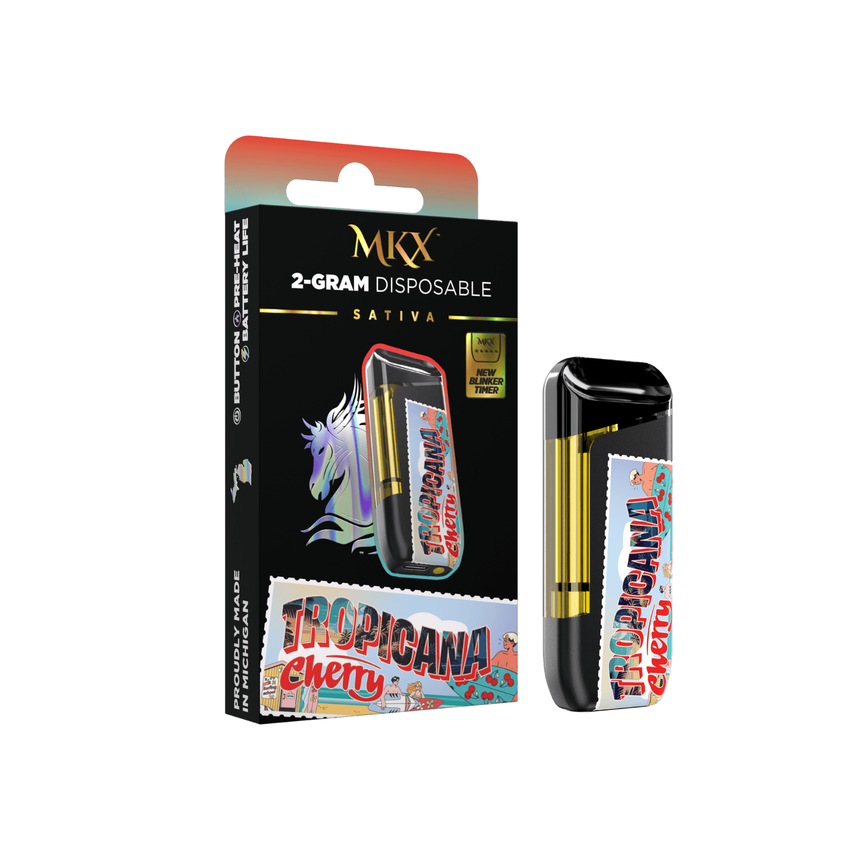 Tropicana Cherry | Disposable | 2g by MKX Oil Co