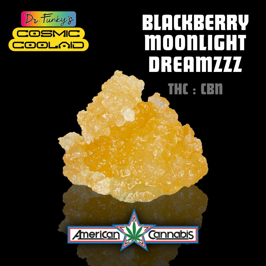 Dr. Funky's Cosmic Coolaid Blackberry Moonlight Dreamzzz CBN 3.5g (Indica)