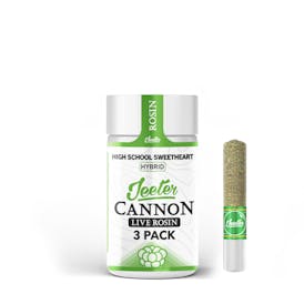 Jeeter Cannon Live Rosin - 3 Pack - High School Sweetheart