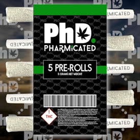 PhD 5-1g Pre-Roll Box- Pure Amnesia (S)