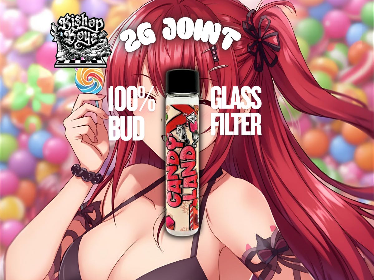 Preroll W/ Glass Tip Candyland