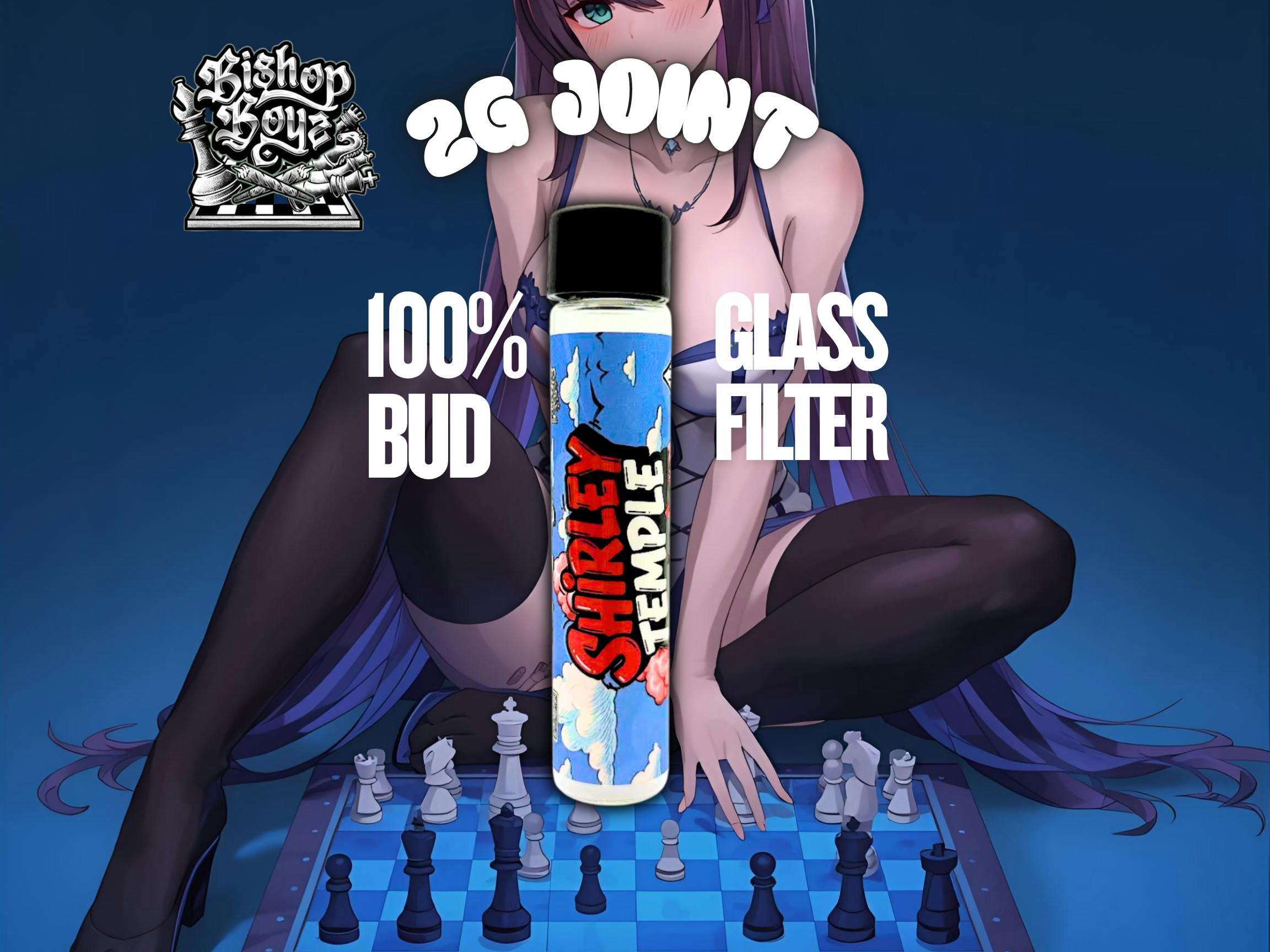 Preroll W/ Glass Tip Shirley