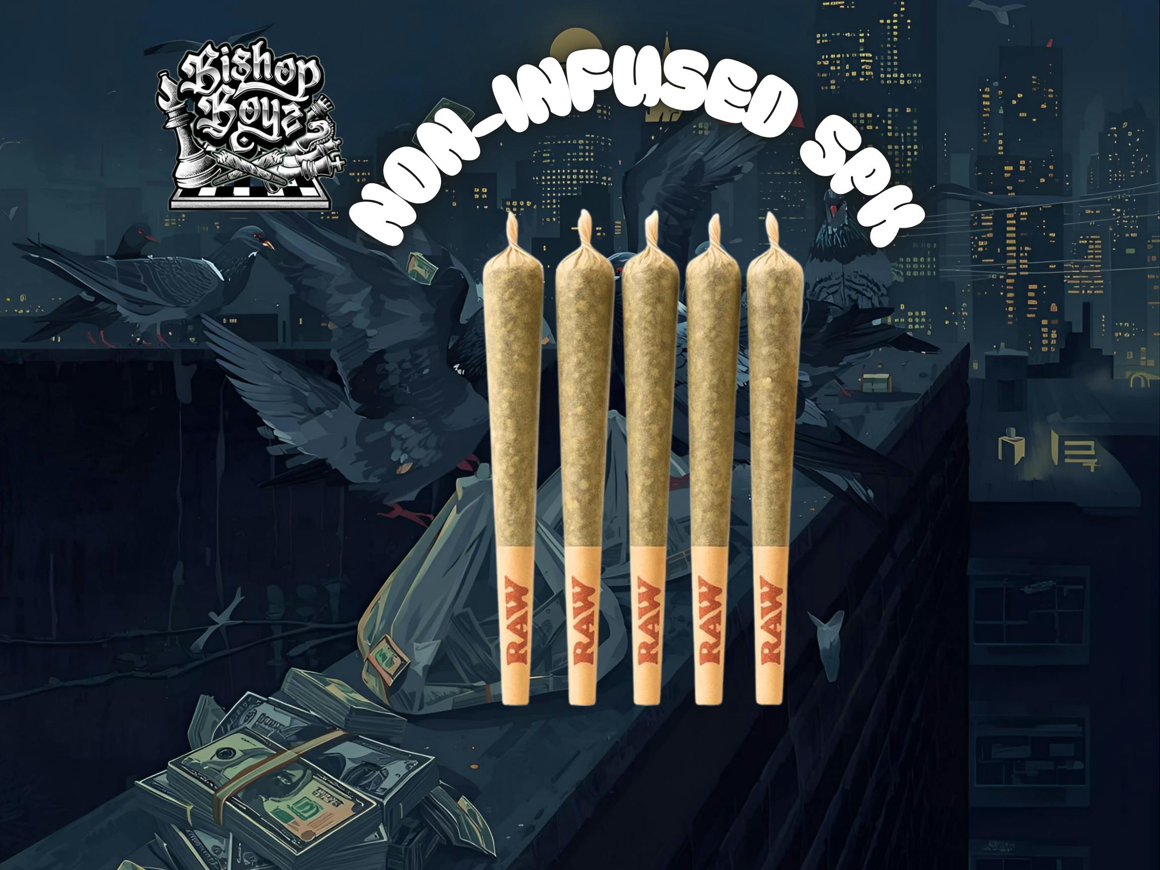 Bishop Boyz LA Pop Rocks 5pk Non-Infused Preroll