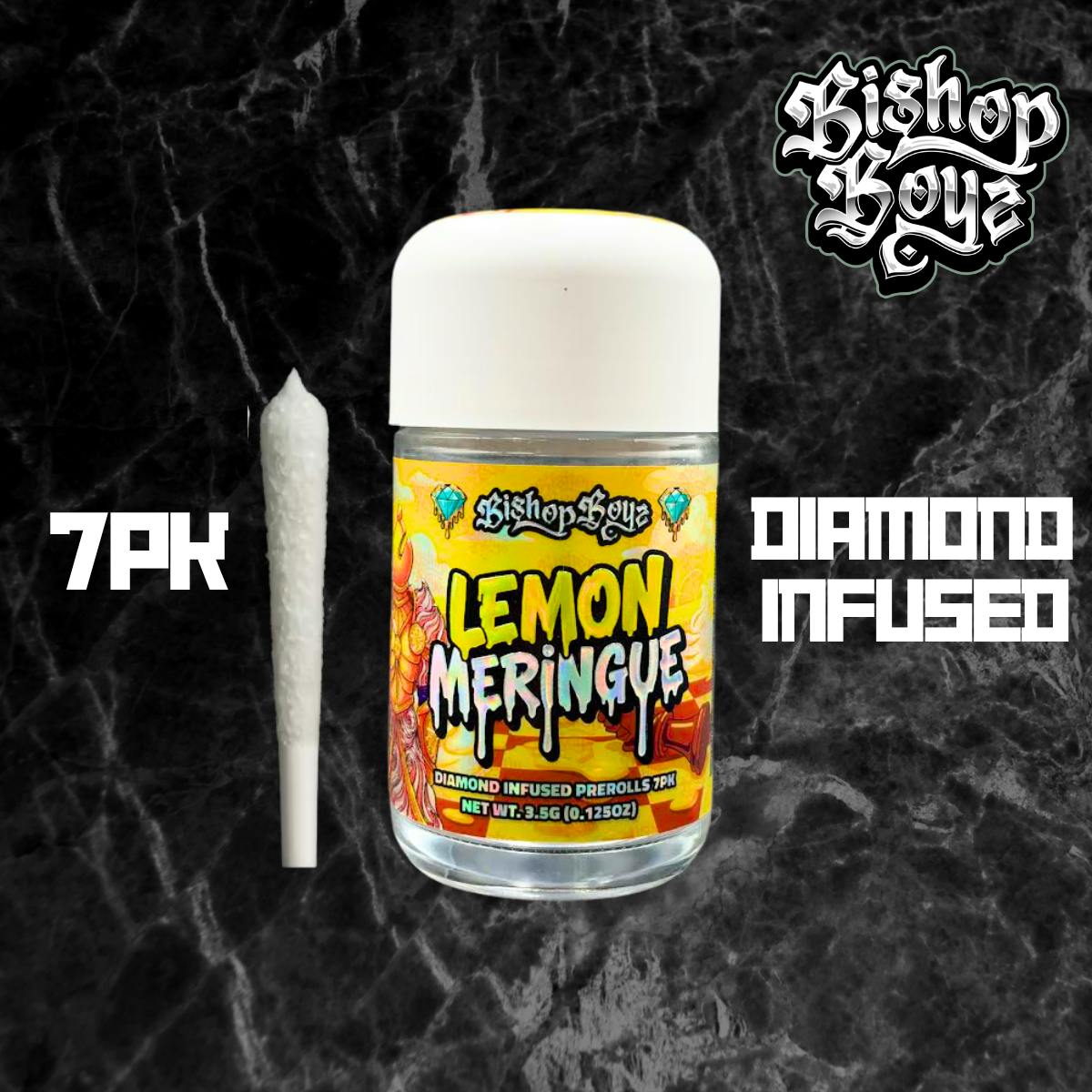 Bishop Boyz Lemon Meringue 7pk Diamond Preroll