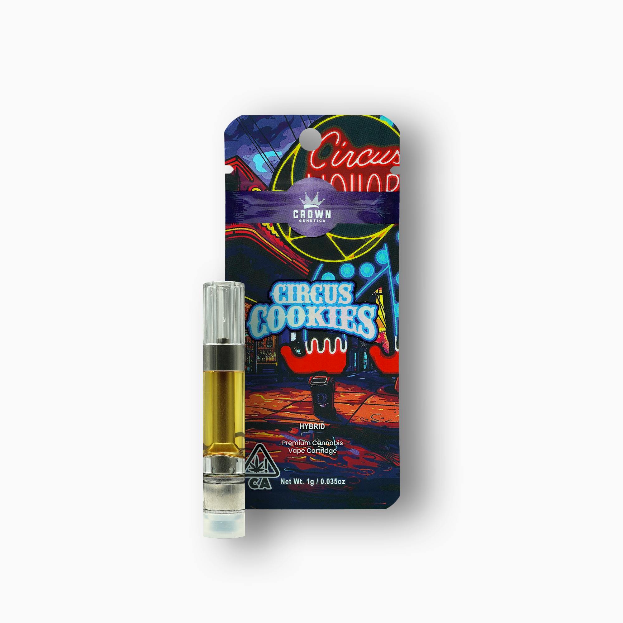 Crown Circus Cookies 1G 510 Cartridge - Crown Genetics