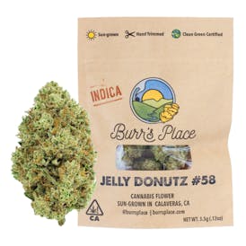 Burr’s Place | Jelly Donutz - 3.5g Bag (Indica)
