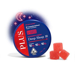 PLUS - PLUS | CHERRY 1:1:1 THC/CBD/CBN - 10PK | EDIBLE