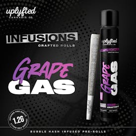 1.2g Bubble Hash Infused Pre-Roll - Grape Gas