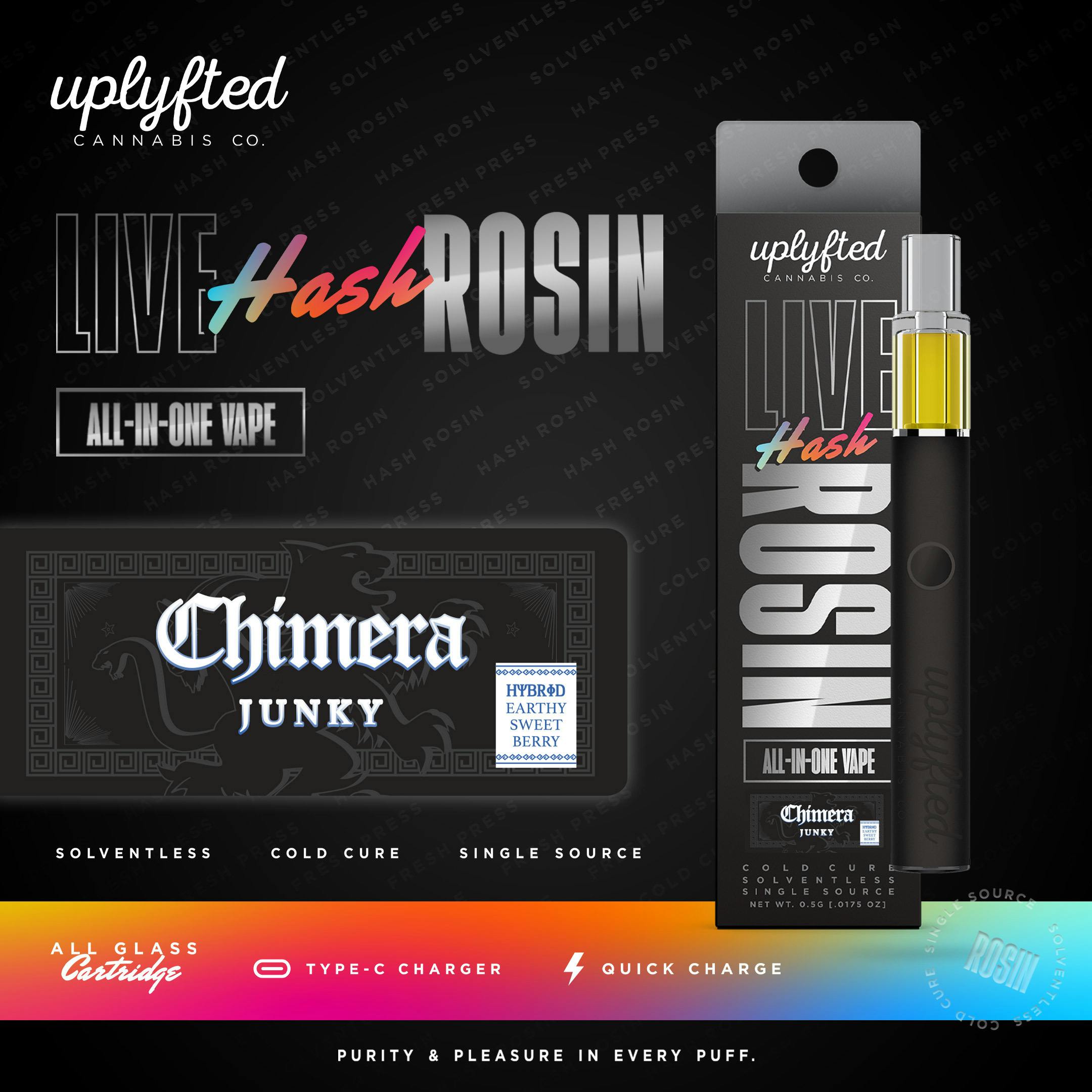 Chimera Junky | Live Rosin Disposable | 0.5g