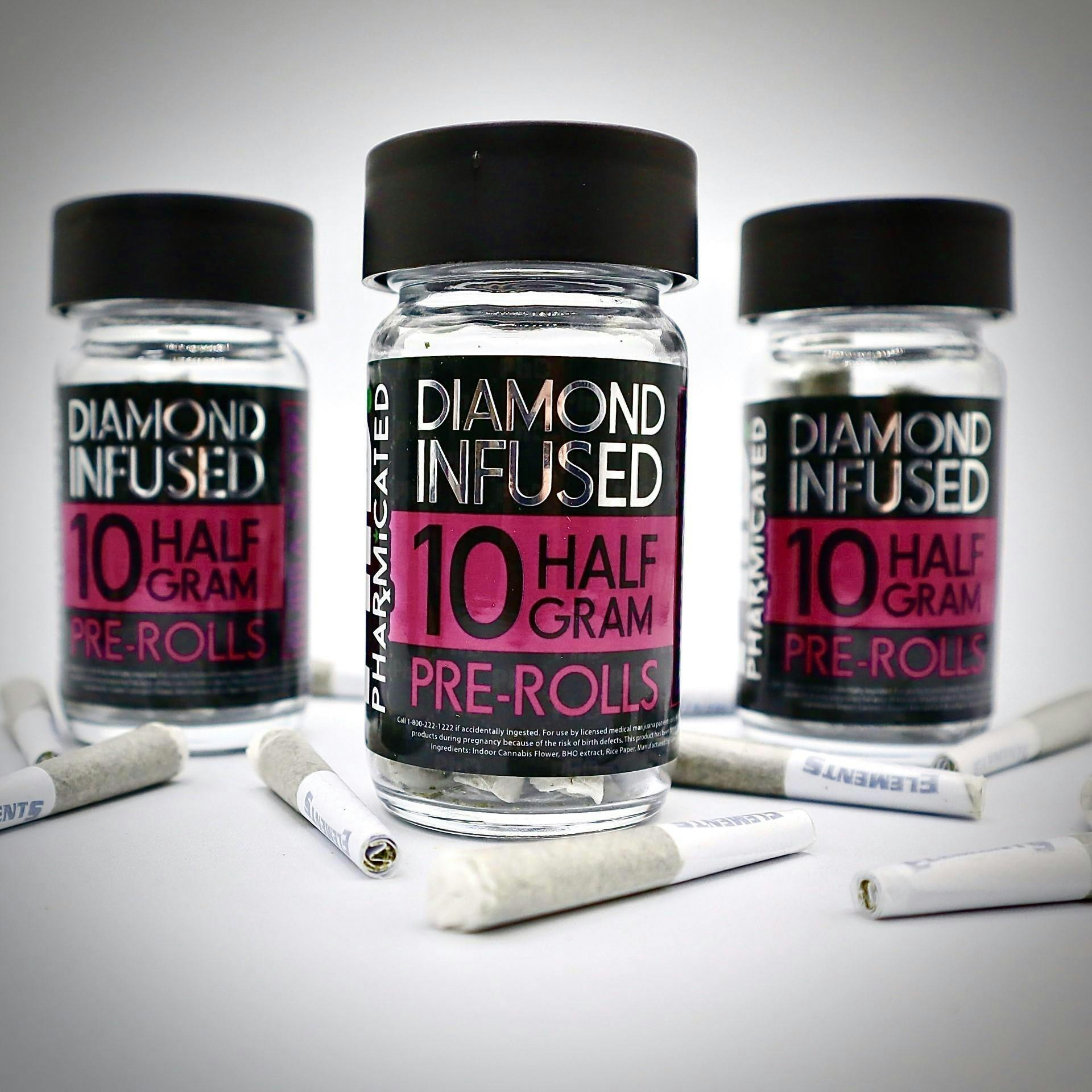 PhD 0.5G Diamond Infused 10 Pack- Bubba Slapz (I)