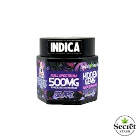 Hidden Gems | Hash | Grape | Indica | 500mg