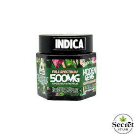 Hidden Gems | Hash | Green Apple | Indica | 500mg