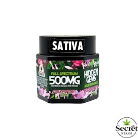 Hidden Gems | Hash | Strawberry Kiwi | Sativa | 500mg