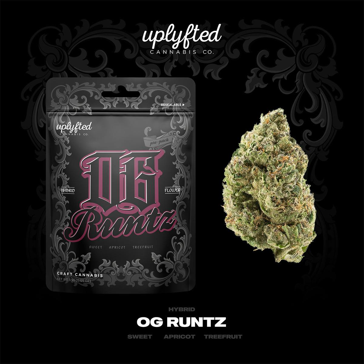 OG Runtz 3.5g Pre-Pack by Uplyfted Cannabis Co