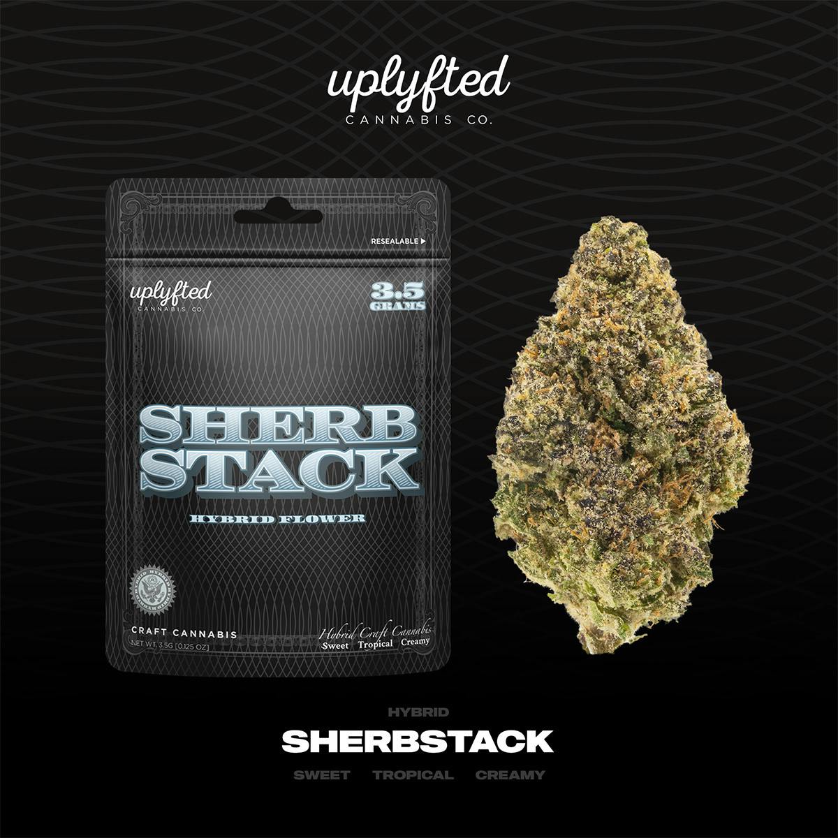 Sherbstack | Buds | 3.5g by Uplyfted Cannabis Co