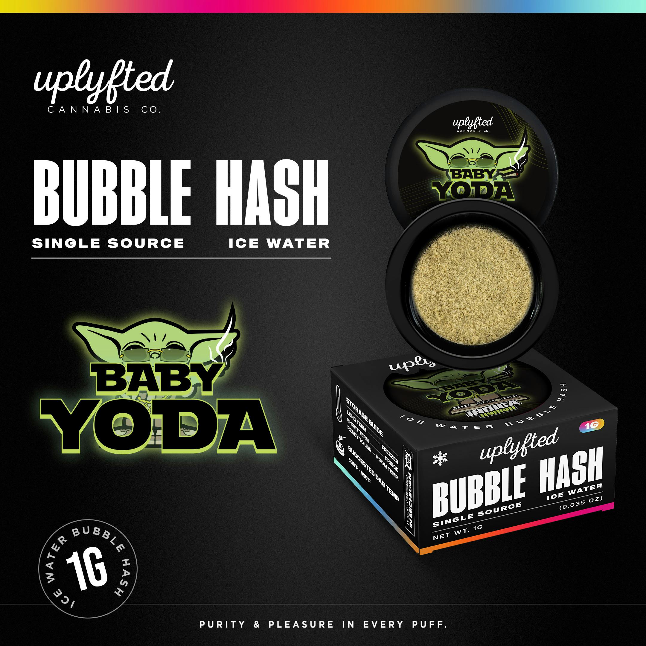 1g Bubble Hash Concentrate - Baby Yoda by Uplyfted Cannabis Co