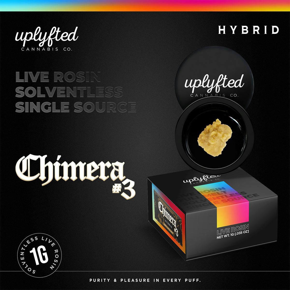 Chimera #3 | Live Rosin | Cold Cure Badder | 1g