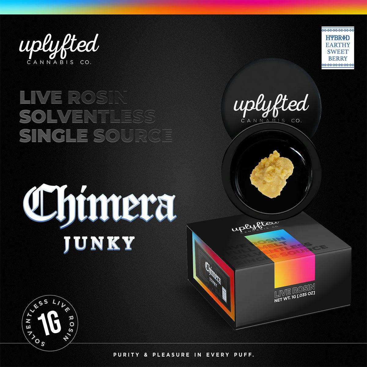 Chimera Junky | Live Rosin | Cold Cure Badder | 1g