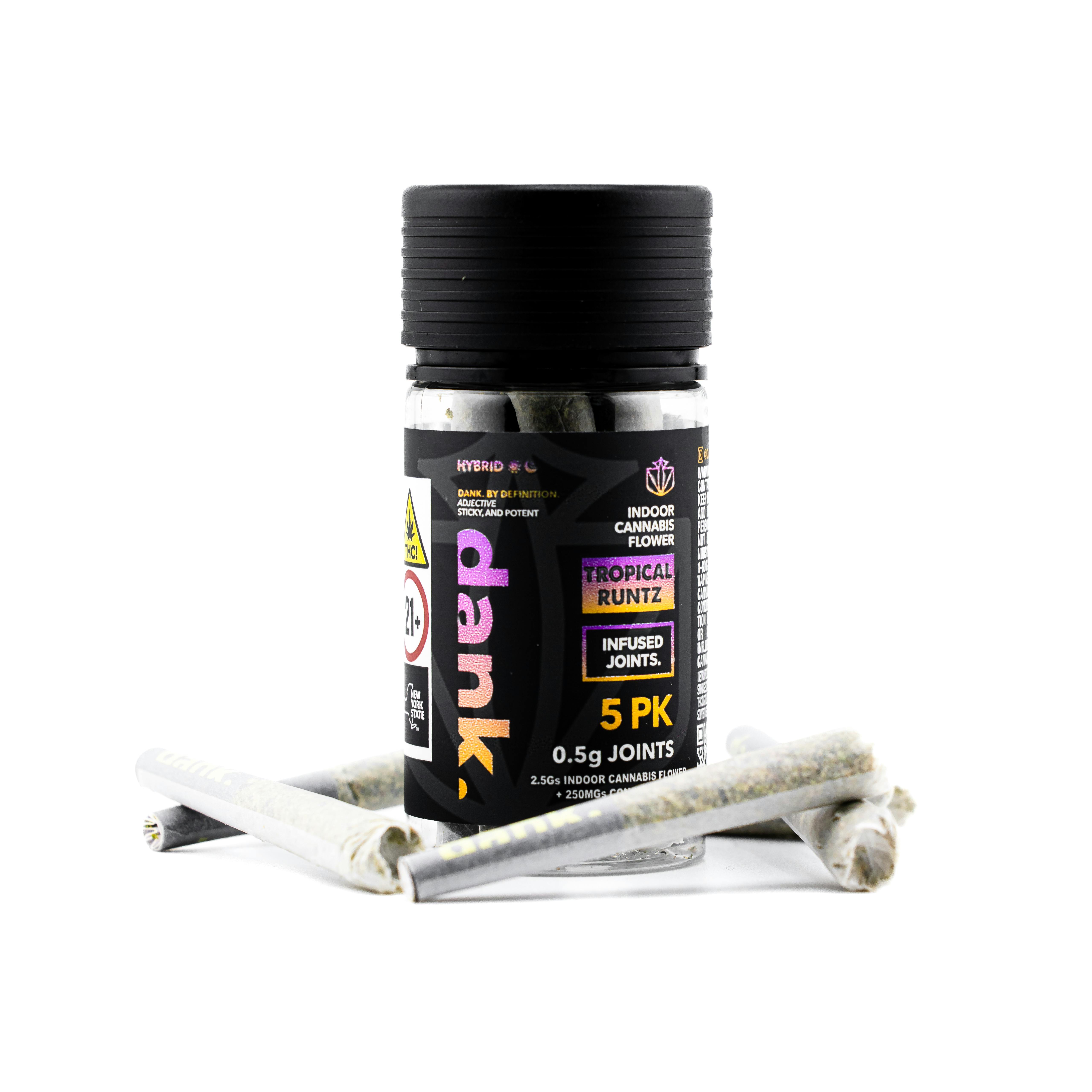TROPICAL RUNTZ (5 PACK PRE-ROLL) by Dank By Definition