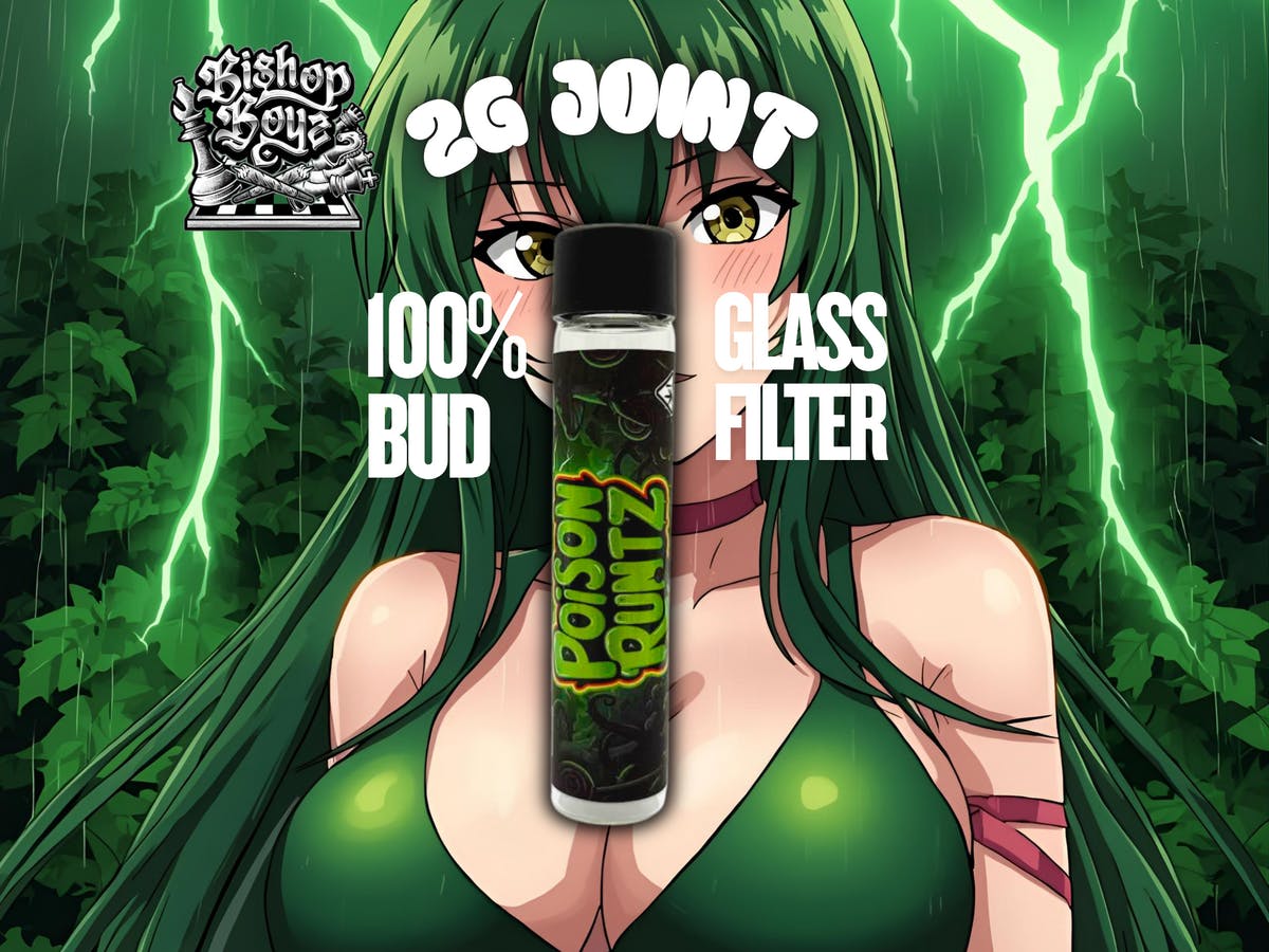 Preroll W/ Glass Tip Poison