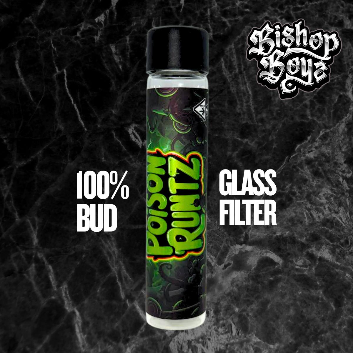 Bishop Boyz 2g All Bud Preroll w/ Glass Tip Poison Runtz