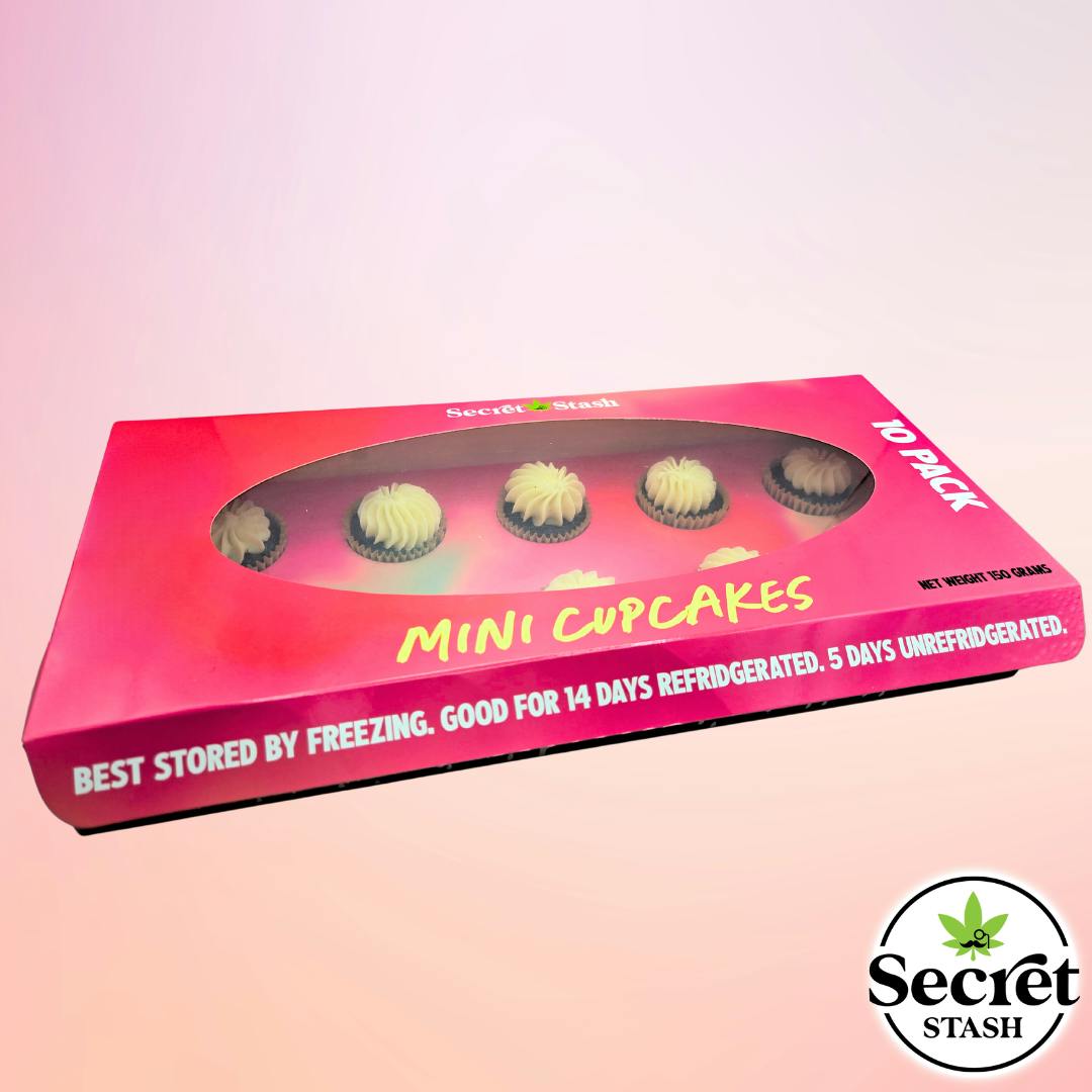 Secret Stash | Mini Cupcakes | 10 Pack | 500mg by Secret Stash