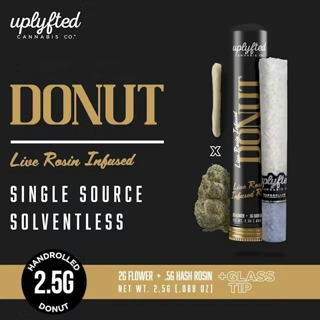 Jelly Pop x Dulce De Uva | Live Rosin Infused Donut Joint | 2.5g