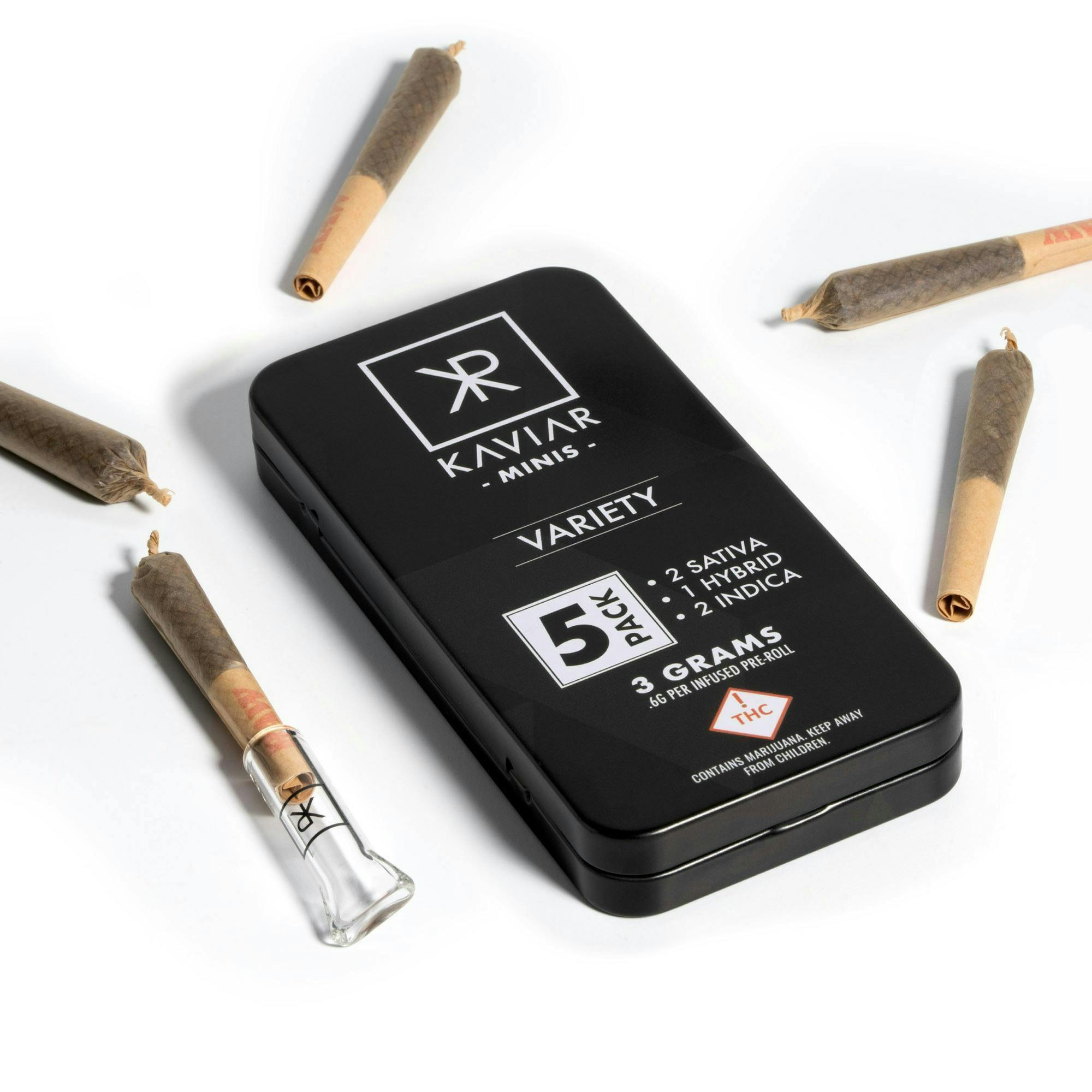 Kaviar | Variety | Infused Joints | 0.6g ea | 5pk by Kaviar