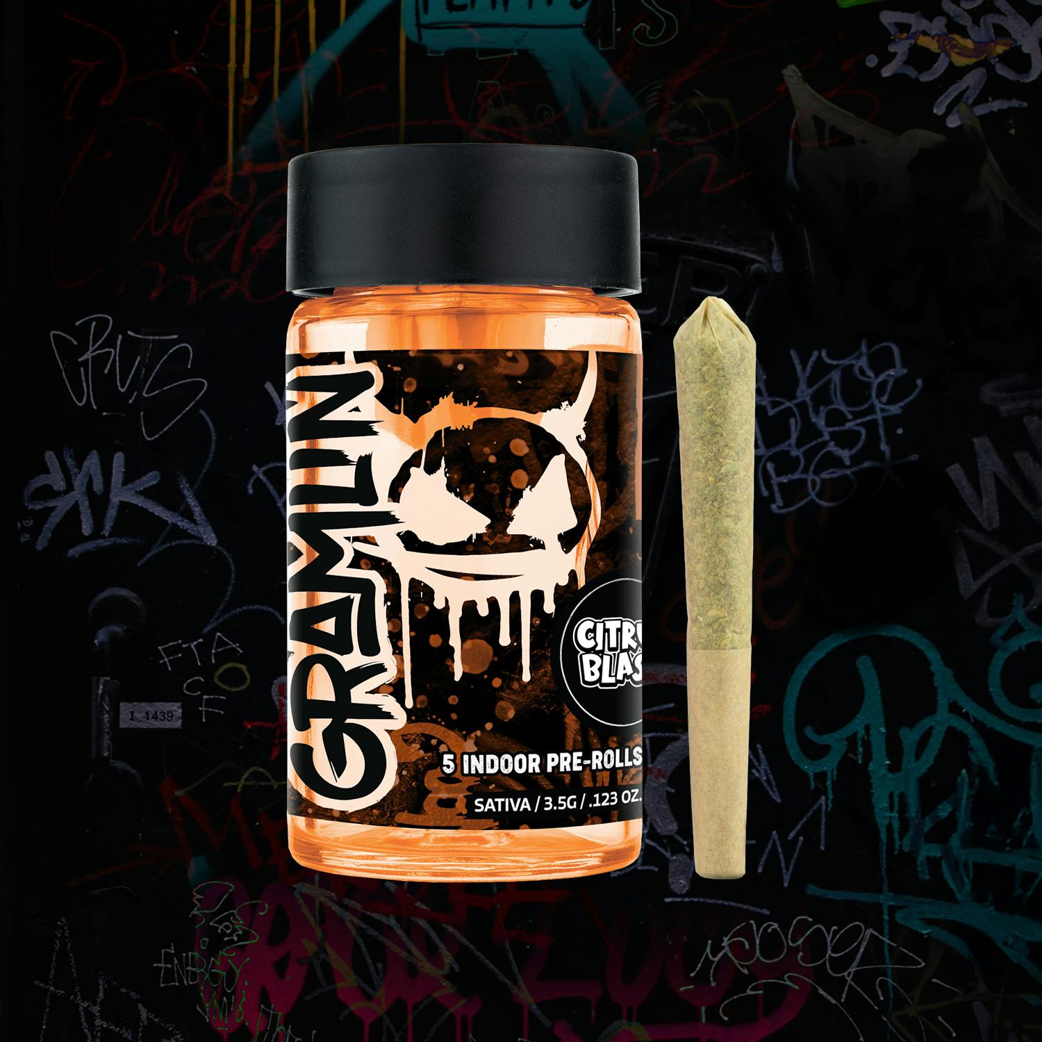 Citrus Blast Preroll 3.5g (5ct) by Gramlin