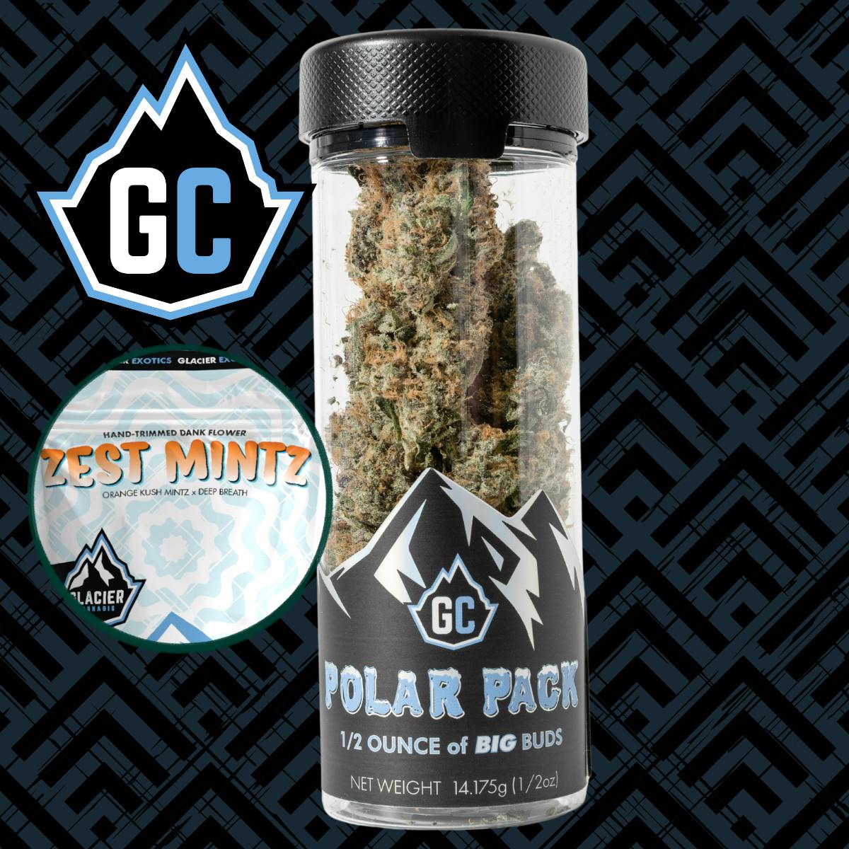 Zest Mints | Polar Packs | 14g by Glacier Cannabis