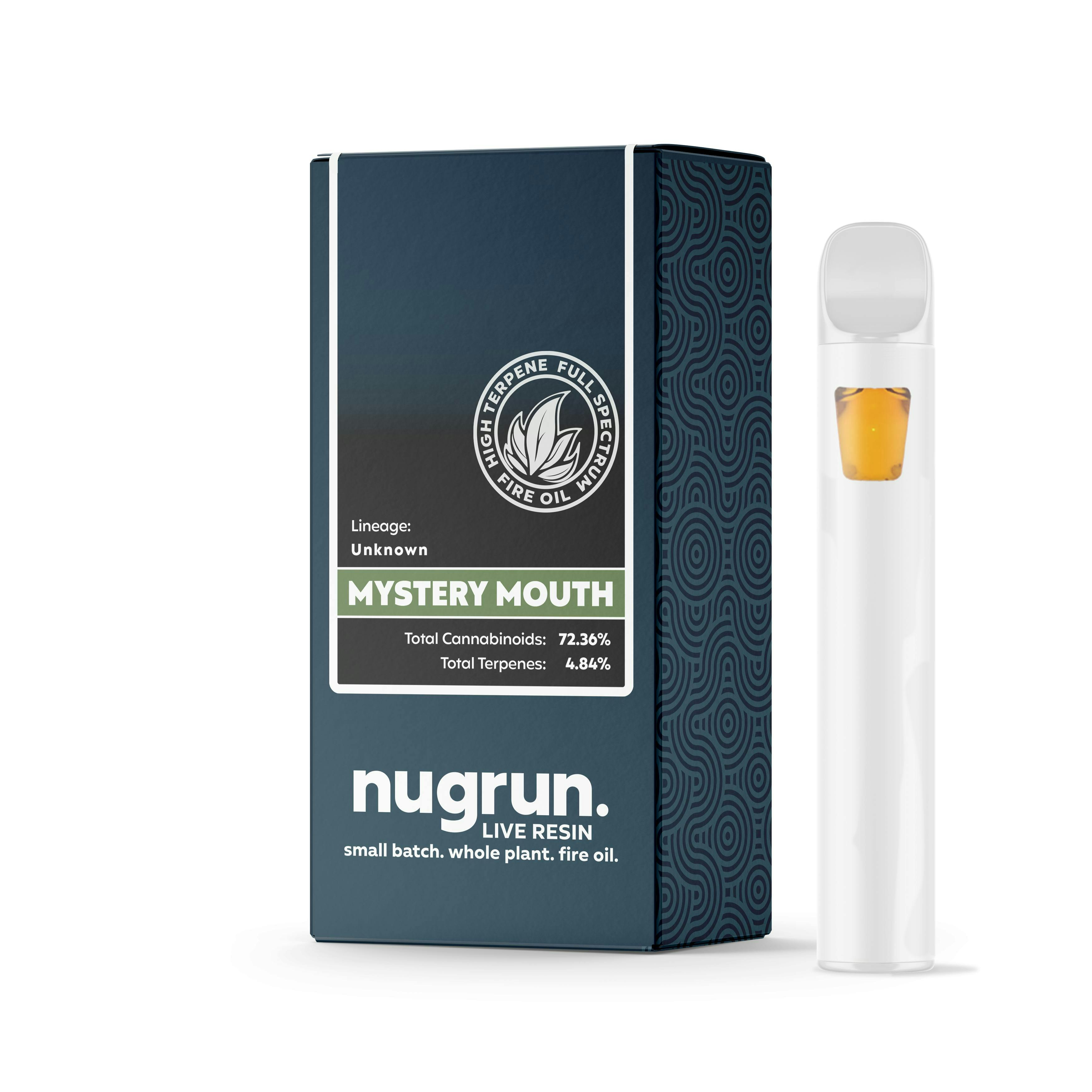 nugrun | Mystery Mouth | Live Resin Disposable | 1g by nugrun.