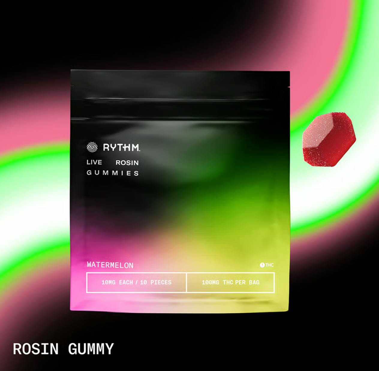 Watermelon - Animal Face Gummies | 100mg | 10ct | 10mg/ea at DOSHA
