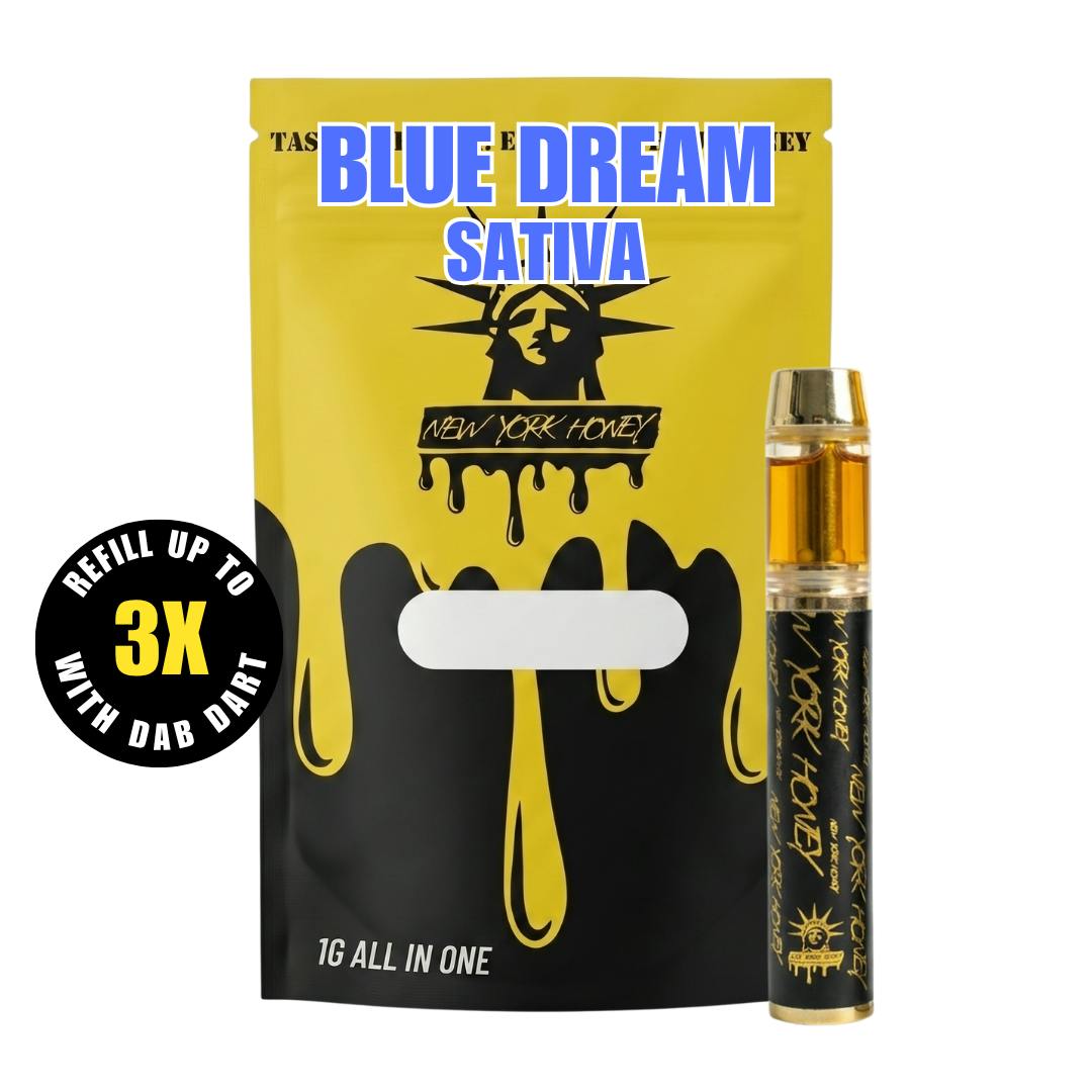 new york honey vape refill | 1G | ALL-IN-ONE | BLUE DREAM vape_coil Flavor (strains):Sunset Sherbet MR FOG NOVA 36K