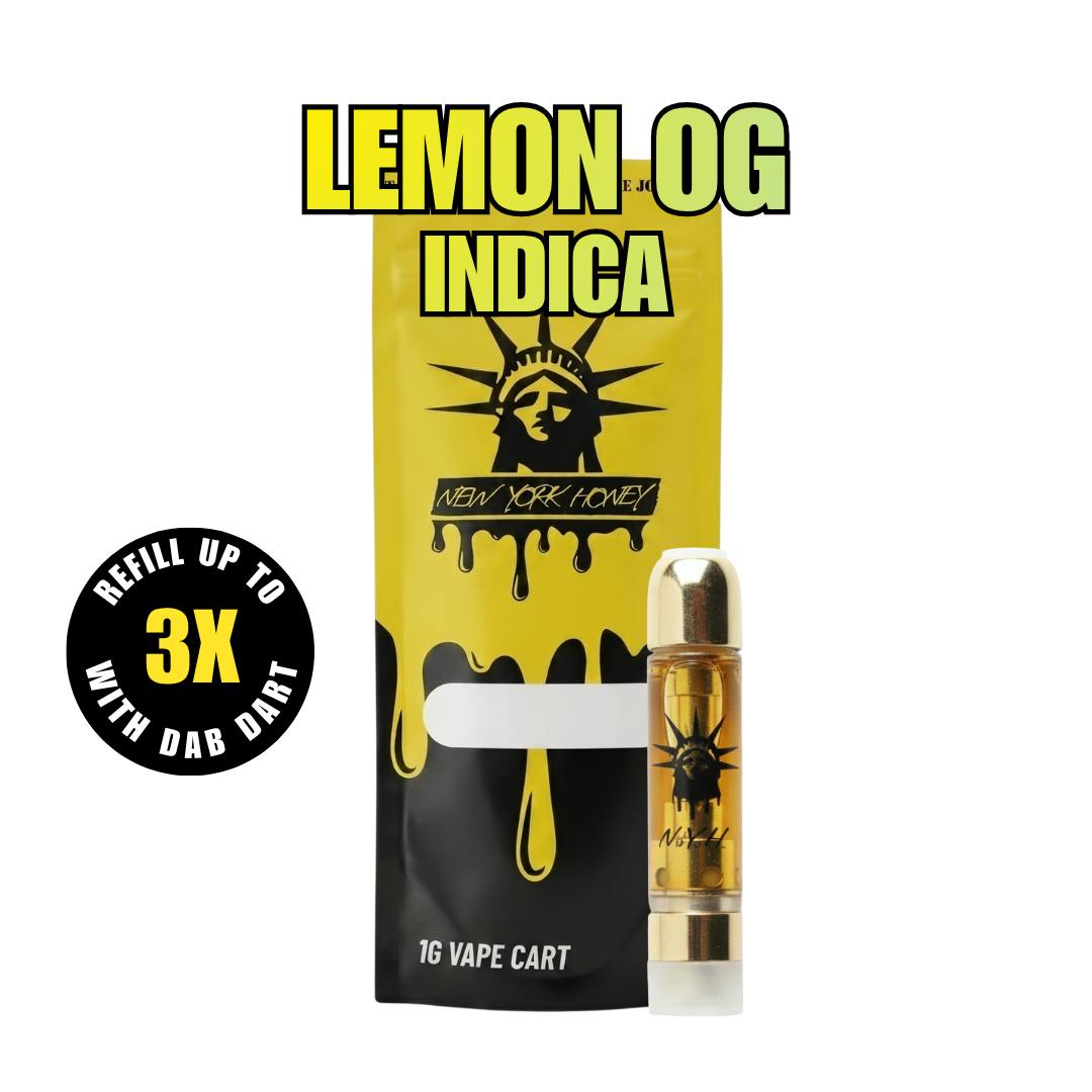 NEW YORK HONEY | 1G | 510 CARTRIDGE | LEMON OG at LakeHouse Cannabis