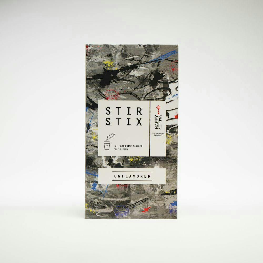 Unflavored | Stir Stix 50mg THC by Happy Valley