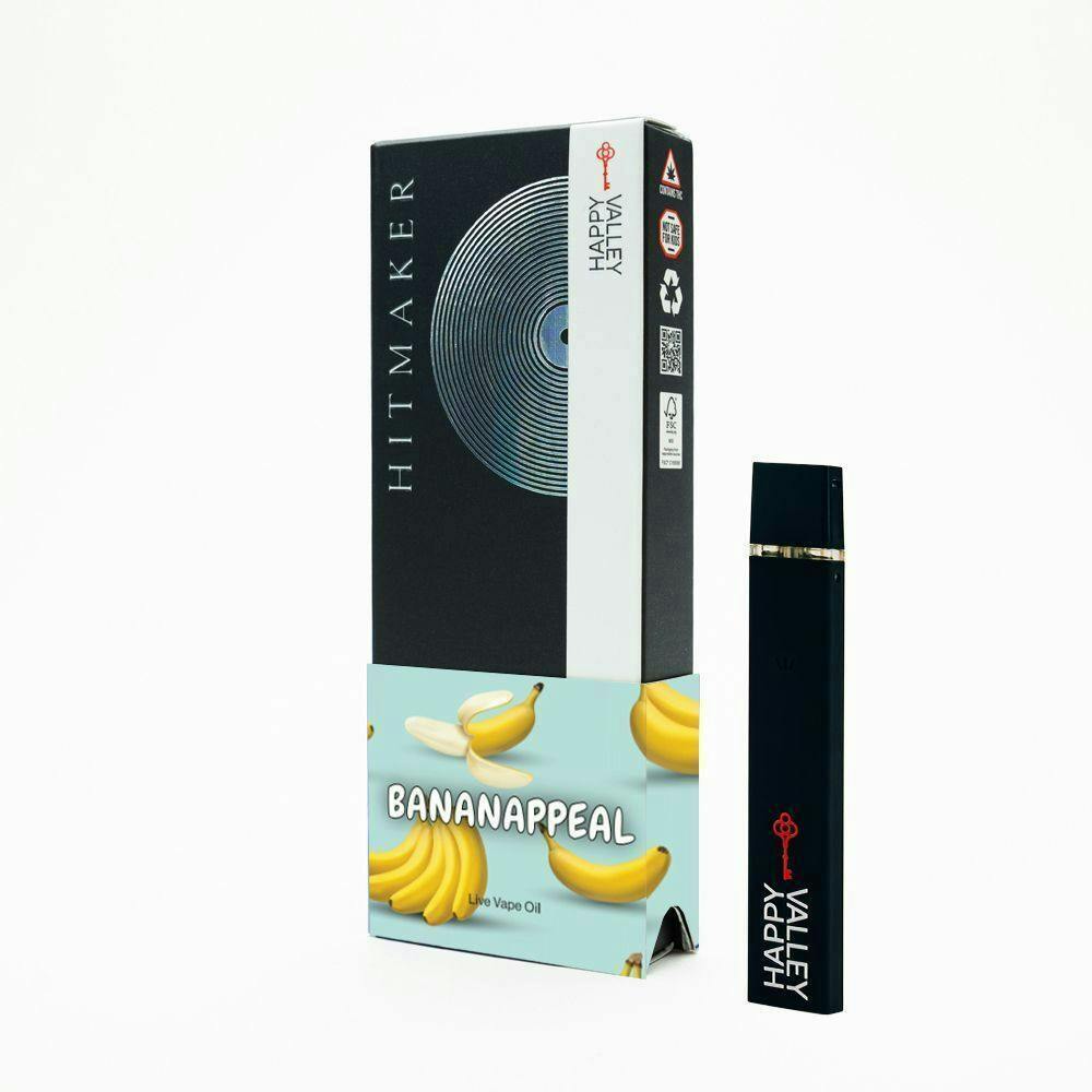 Bananappeal | Hitmaker Vape Disposable .5g by Happy Valley