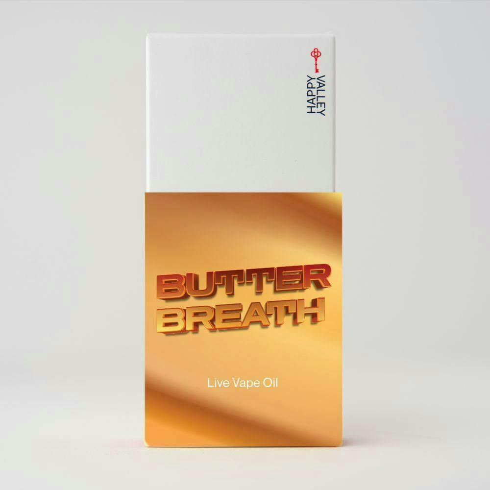 Butter Breath | Live Vape Oil Cartridge .5g by Happy Valley