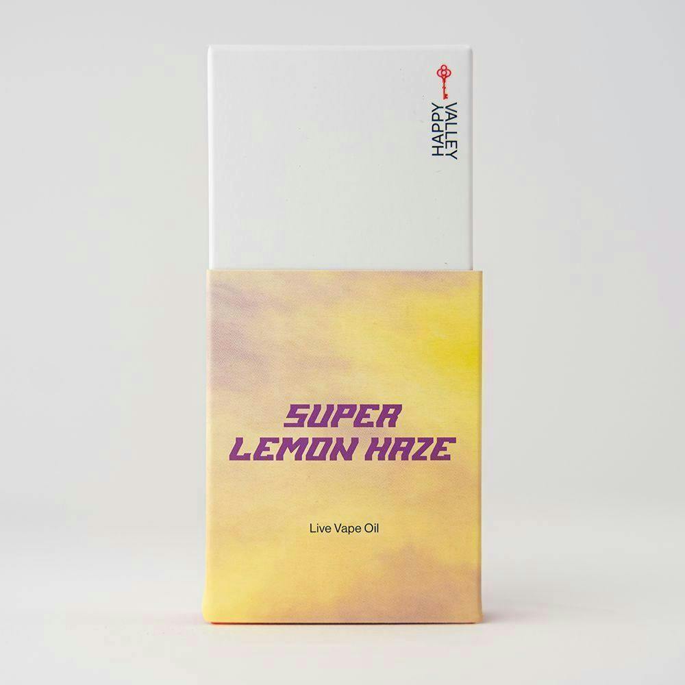 Super Lemon Haze | Live Vape Oil Cartridge 1g by Happy Valley