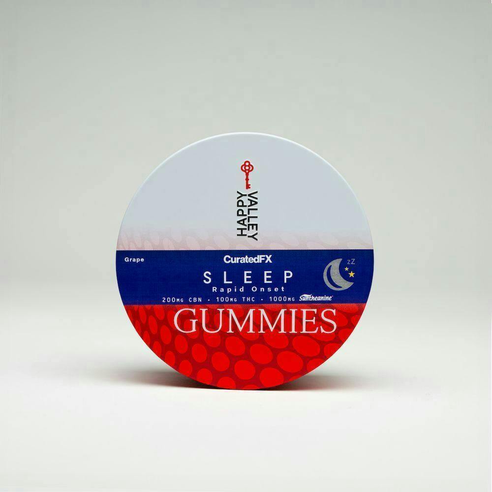 Sleep - Grape | Curated FX Gummies 100mg by Happy Valley