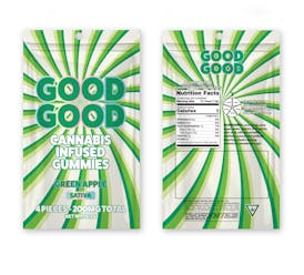 Green Apple 200mg Gummies