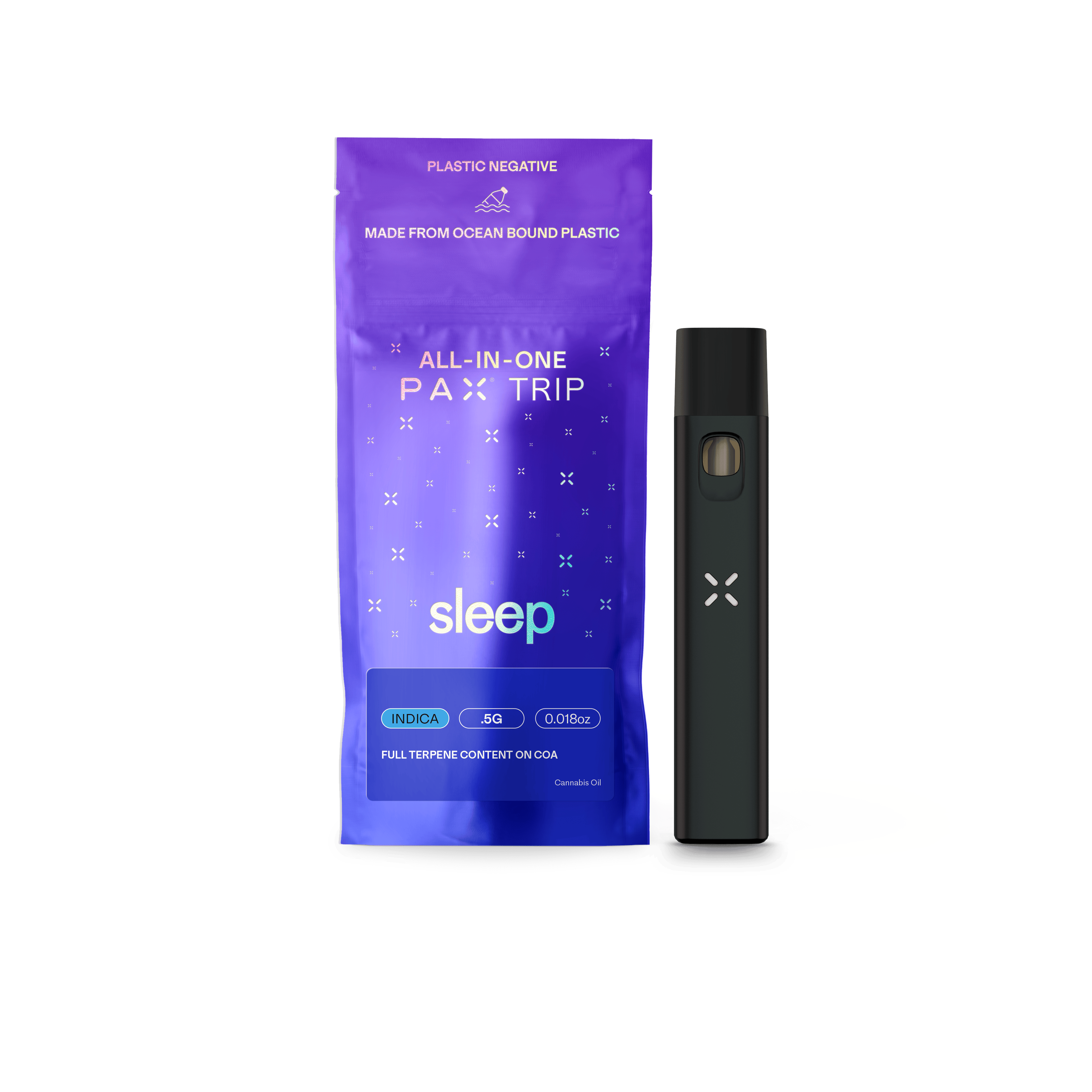 PAX | Sleep 1:1 CBD/THC | Disposable | 0.5g by PAX
