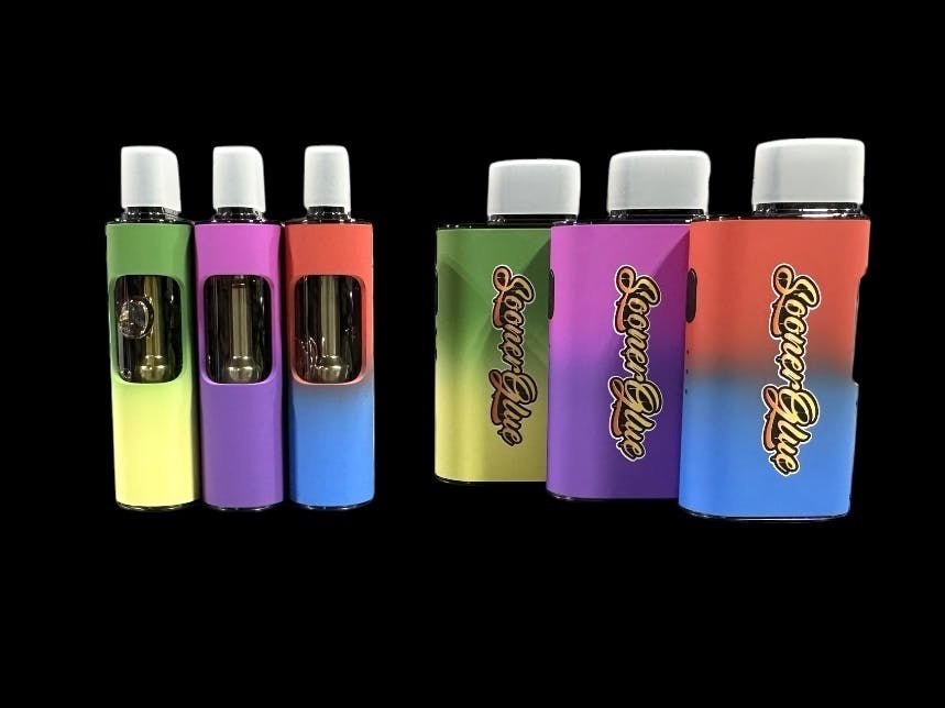 3g Liquid Diamond Disposable Cartridge - Cotton Candy by Sooner Glue